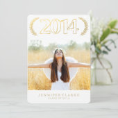 CHIQUE GOUD 2014 AFSTUDEERDER KAART (Staand voorkant)