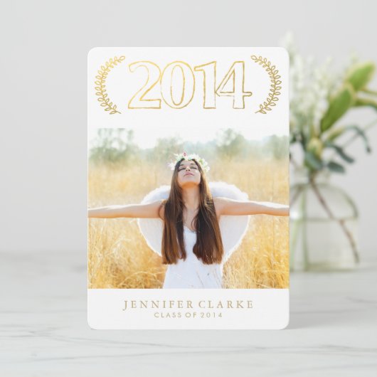 CHIQUE GOUD 2014 AFSTUDEERDER KAART (Staand voorkant)