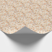 Chique goud blush roze luipaard print cadeaupapier (Hoek)