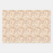 Chique goud blush roze luipaard print inpakpapier vel (Voorkant)