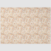 Chique goud blush roze luipaard print tissuepapier (Voorkant)