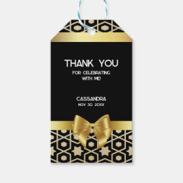 Chique Goud Egypte Geometrische Gouden Boog 16e Ve Cadeaulabel