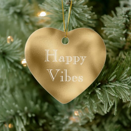 Chique goud keramisch ornament (Boom)