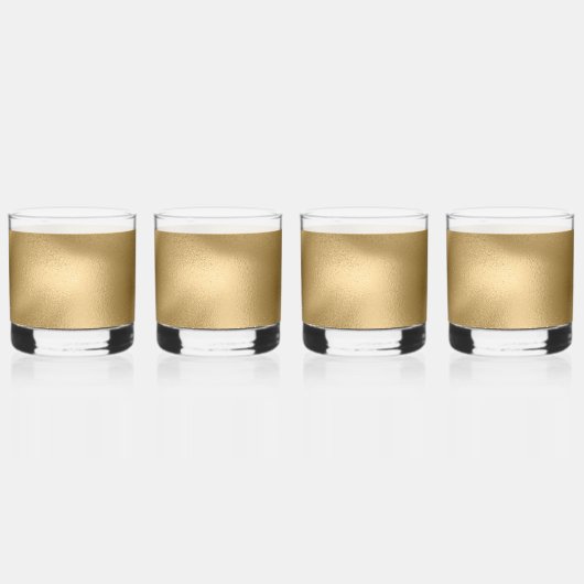 Chique goud whisky glas (Achterkant)