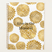 Chique Gouden Bloemen Planner (Voorkant)