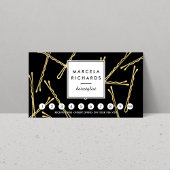 Chique gouden Bobby Pins Haar Stylist Zwart Loyali Klantenkaartje