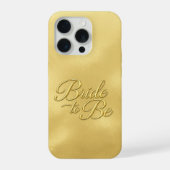 Chique gouden bruid-to-be-script telefoonhoesje iPhone hoesje (Achterkant)