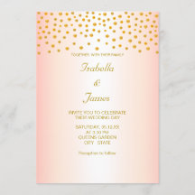 Chique gouden confetti op roze goud