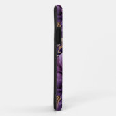 Chique gouden en Paarse bloemige botanische Case-Mate iPhone Case (Achterkant/rechts)