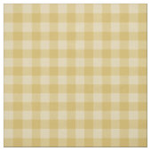 Chique gouden gingham ruitpatroon stof (Swatch)