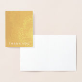 Chique gouden glam dank u folie kaarten (Display)