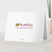 Chique Gouden Glitter Dank Je Wel Bedankkaart (Achterkant)