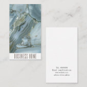 Chique gouden glitter marmeren hacklace display ka visitekaartje (Voorkant / Achterkant)