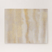 Chique gouden glitter Paarse Waterverf Legpuzzel (Horizontaal)