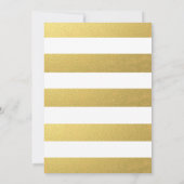 CHIQUE Gouden Huwelijks Tafel Nummer Kaarten (Achterkant)