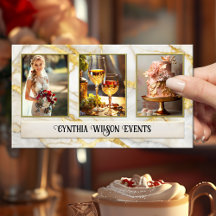 Chique Gouden Marmeren Huwelijksplanner Foto 