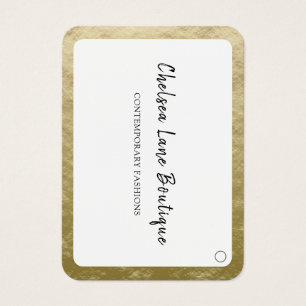 Chique gouden rand boetiek opknoping prijs Label Visitekaartje