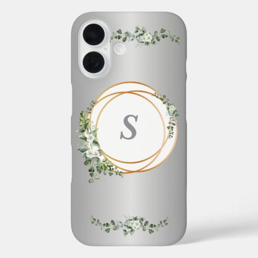 Chique gouden ringen met gedurfde bloemen accenten Case-Mate iPhone case (Achterkant)