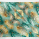 Chique gouden veren zoet 16 party uitnodiging (Binnenkant midden)