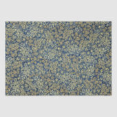 Chique  gouden wervelingen Patroon Luxe Navy Blue Tissuepapier (Voorkant)