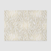 Chique gouden zebra print tissuepapier (Voorkant)