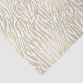 Chique gouden zebra print tissuepapier (Detail)