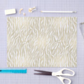 Chique gouden zebra print tissuepapier (Craft)