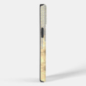 Chique gouden zilveren rijnsteen druppels monogram Case-Mate iPhone case (Achterkant / Rechts)