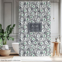 Chique grappig cadeau voor cash fans met monogram 