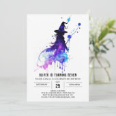 Chique grillige Wizardry Verjaardag Kaart (Staand voorkant)