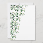 Chique groen blad bladeren blad islamitische mosli kaart (Achterkant)