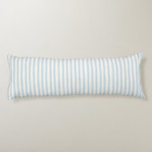 Chique groen blauw wit strepen lichaamskussen (Achterkant)