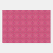 Chique groen en roze geometrische moderne Design Inpakpapier Vel (Voorkant 3)