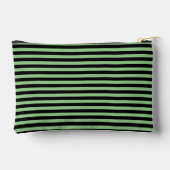 Chique groen en zwart gestreept etui (Achterkant)