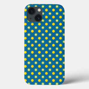 Chique Groen Geel Polka Dots Hoesje-Mate iPad Case
