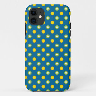 Chique Groen, Geel Polkas iPhone 5/5s Xtreme Hoesj Case-Mate iPhone Case