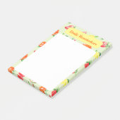 Chique groen om lijstherinneringen te doen post-it® notes (Schuin)