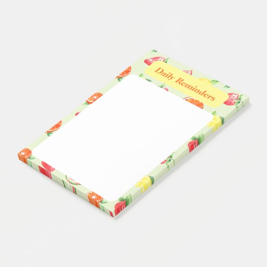 Chique groen om lijstherinneringen te doen post-it® notes (Schuin)