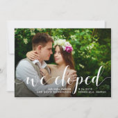 Chique groen | We zijn weggelopen foto-aankondigin Aankondiging (Voorkant)