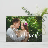 Chique groen | We zijn weggelopen foto-aankondigin Aankondiging (Staand voorkant)