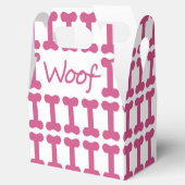 CHIQUE GUNST/CADEAUDOOS_"WOOF" HOND GUNST DOOS BEDANKDOOSJES (Geopend)