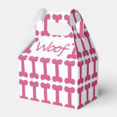 CHIQUE GUNST/CADEAUDOOS_"WOOF" HOND GUNST DOOS BEDANKDOOSJES (Voorkant Zijde)