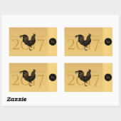 Chique  Haan Chinees Nieuwjaar 2017 Sticker (Vel)