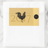 Chique  Haan Chinees Nieuwjaar 2017 Sticker (Tas)