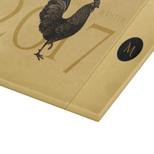 Chique  Haan Jaar 2017 Snijplank 2 (Hoek)