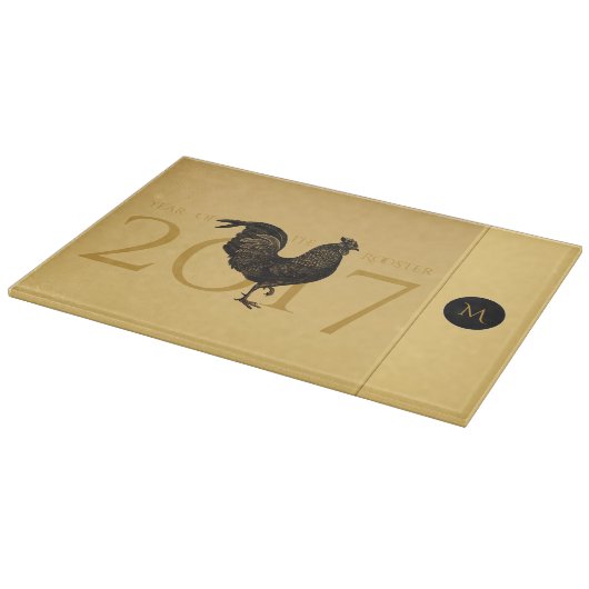 Chique  Haan Jaar 2017 Snijplank 2 (Hoek)