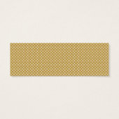 Chique Hand Lettered Gold Wedding Registry Kaart (Achterkant)