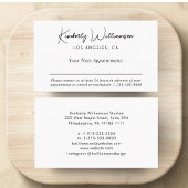 Chique Handtekening Script Business Afsprakenkaartje