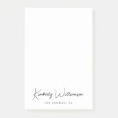 chique handtekeningscript post-it® notes (Voorkant)