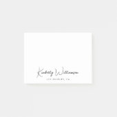 chique handtekeningscript post-it® notes (Voorkant)
